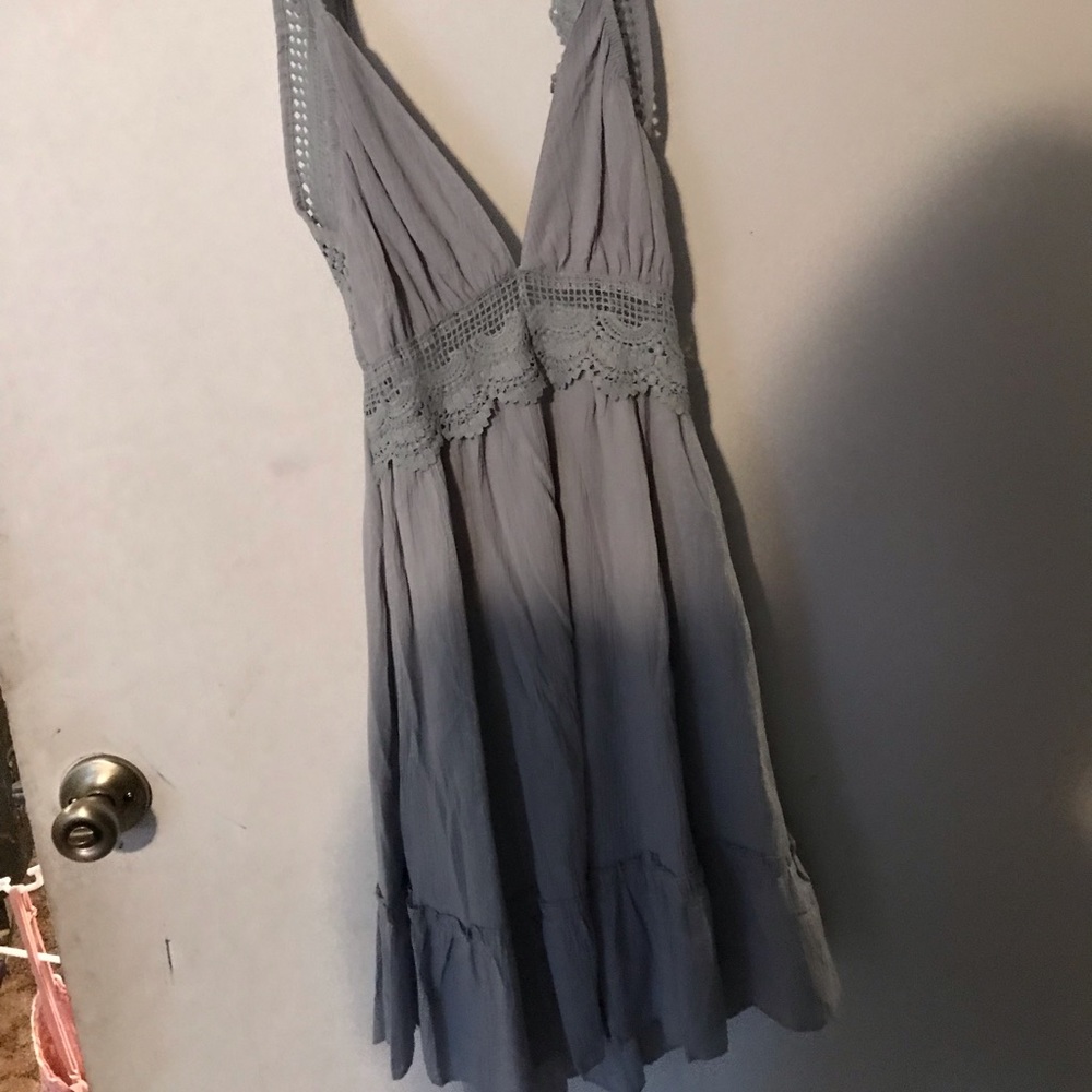 blue summer dress